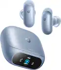 Front. Anker - Anker - Soundcore Liberty 5 Pro Noise Cancelling Earbuds - Blue with Guinness World Records-Certified Call Quality - Blue.
