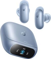Front. Anker - Anker - Soundcore Liberty 5 Pro Noise Cancelling Earbuds - Blue with Guinness World Records-Certified Call Quality - Blue.
