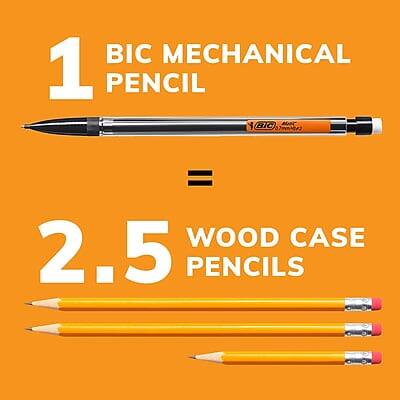 1 BIC Mechanical Pencil  
2.5 Wood Case Pencils