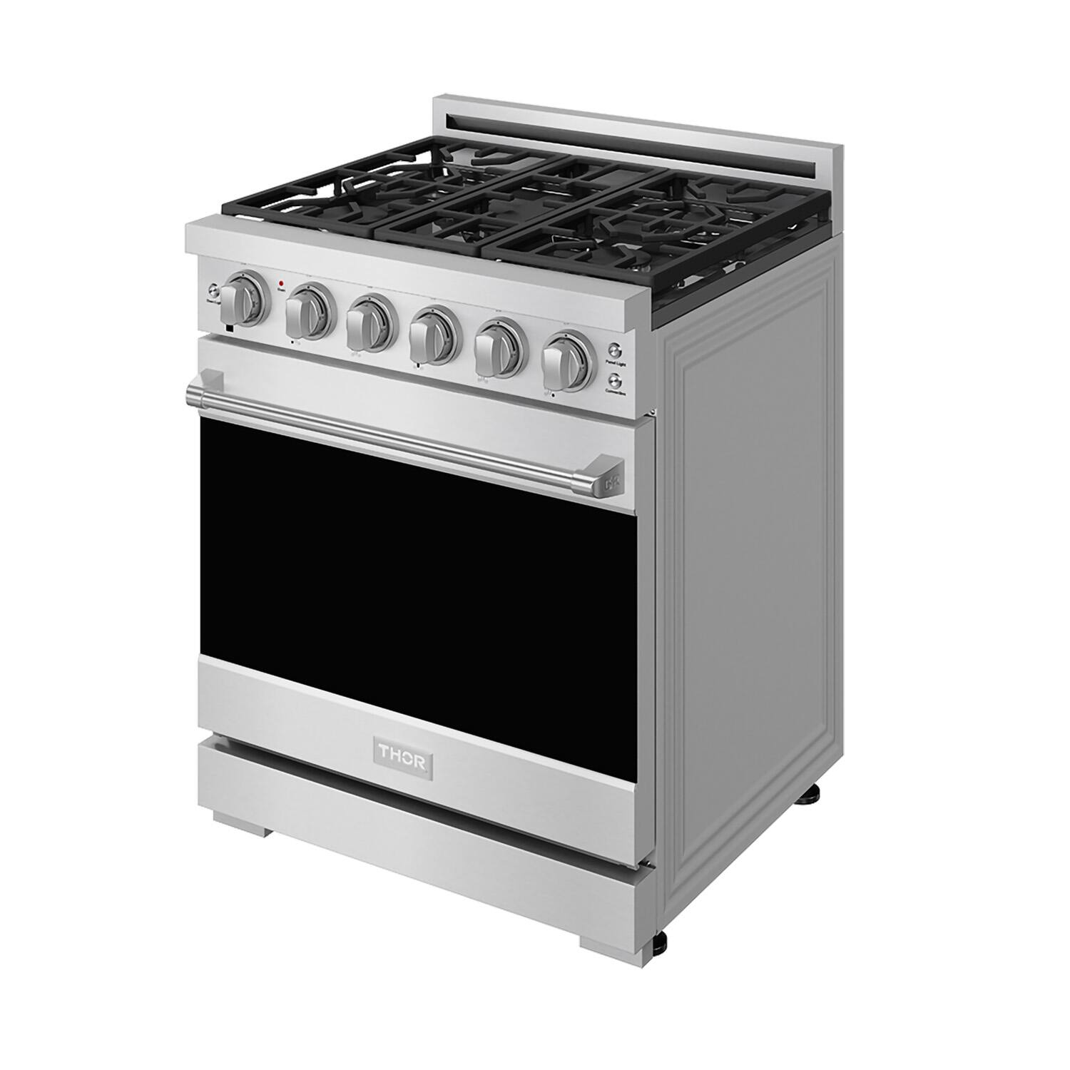 Back. Thor Kitchen - Gordon Ramsay Series by Thor Kitchen 4.55 Cu. Ft Freestanding Gas Range - Stainless Steel.