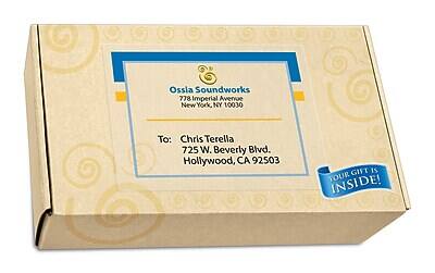 Ossia Soundworks  
778 Imperial Avenue  
New York, NY 10030  

To: Chris Terella  
725 W. Beverly Blvd.  
Hollywood, CA 92503  

Your gift is inside!