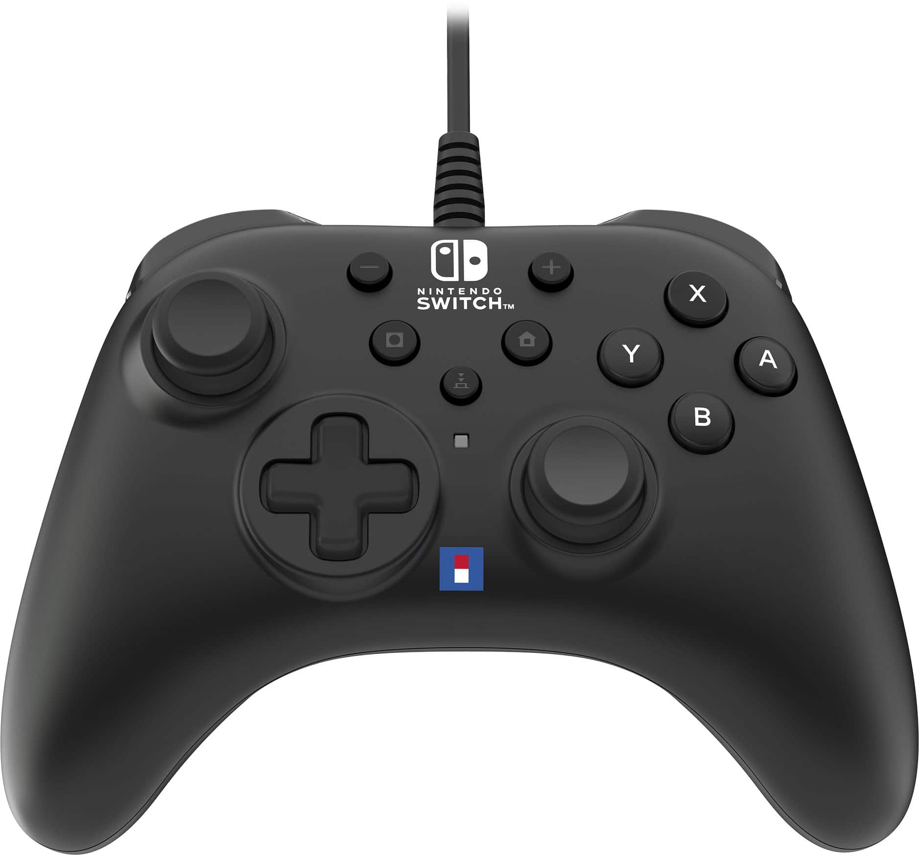 Hori - HORIPAD Turbo for Nintendo Switch - Black - Front_Zoom