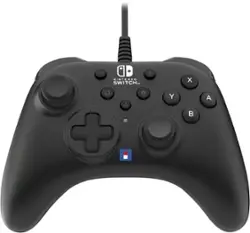Hori - HORIPAD Turbo for Nintendo Switch - Black - Front_Zoom