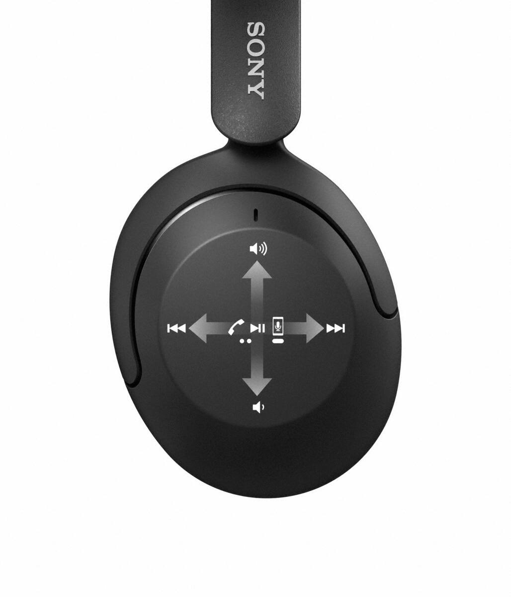 Alt View 16. Sony - WHXB910N Wireless Noise Cancelling Over-The-Ear Headphones - Black.