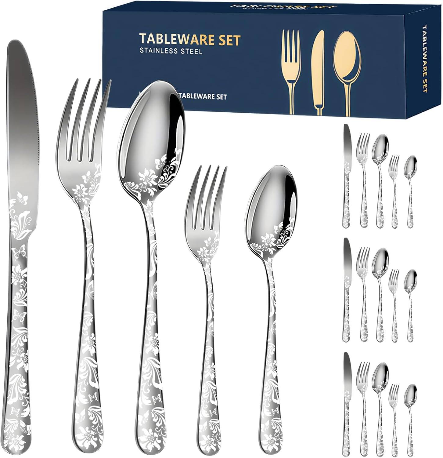 TABLEWARE SET  
STAINLESS STEEL  

TABLEWARE SET
