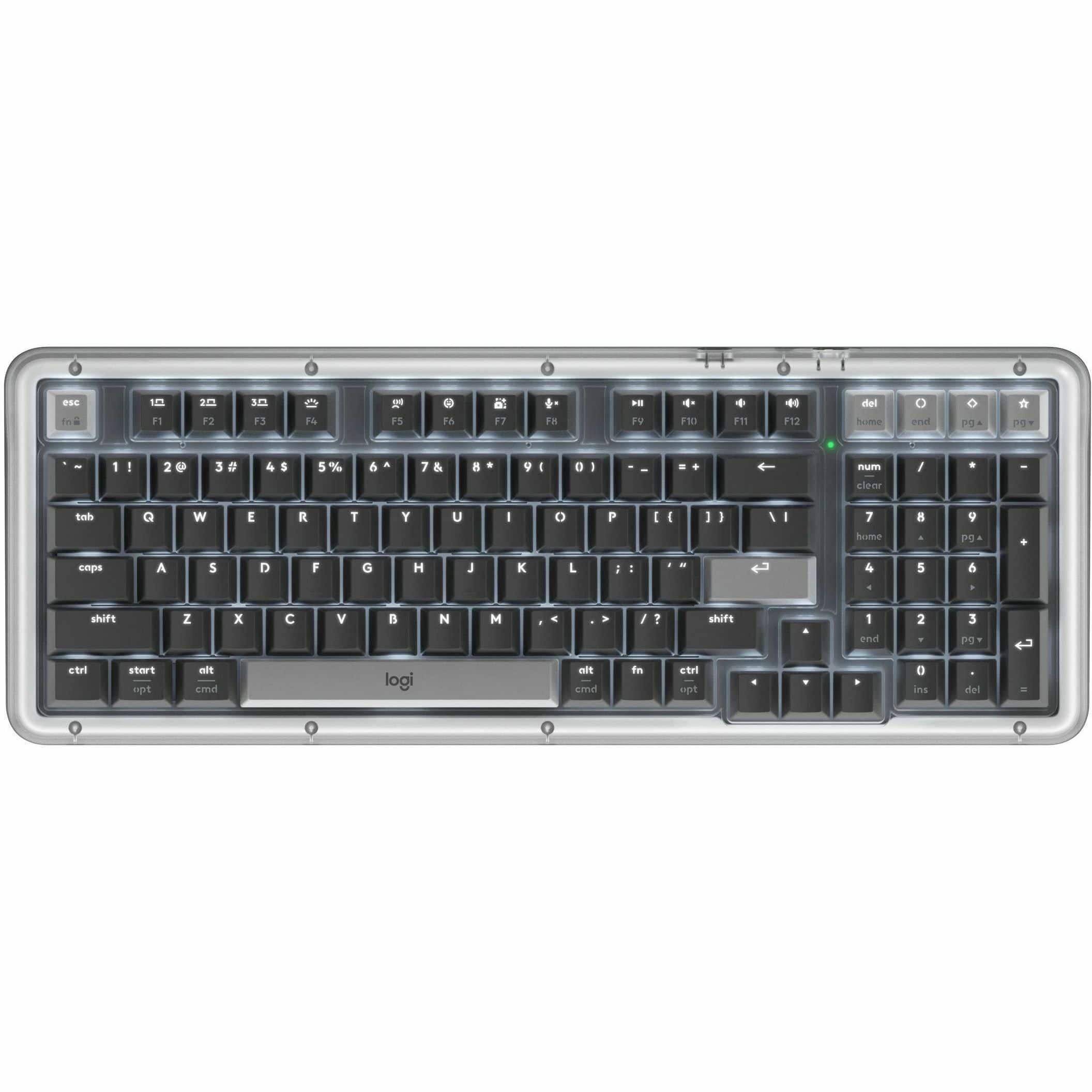 Logitech Alto Keys K98M Keyboard Wireless Connectivity Bluetooth