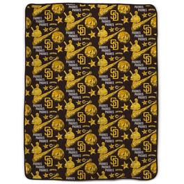 Pegasus - San Diego Padres Tonal Slugger Ultra Cozy Oversized Blanket - Multicolor
