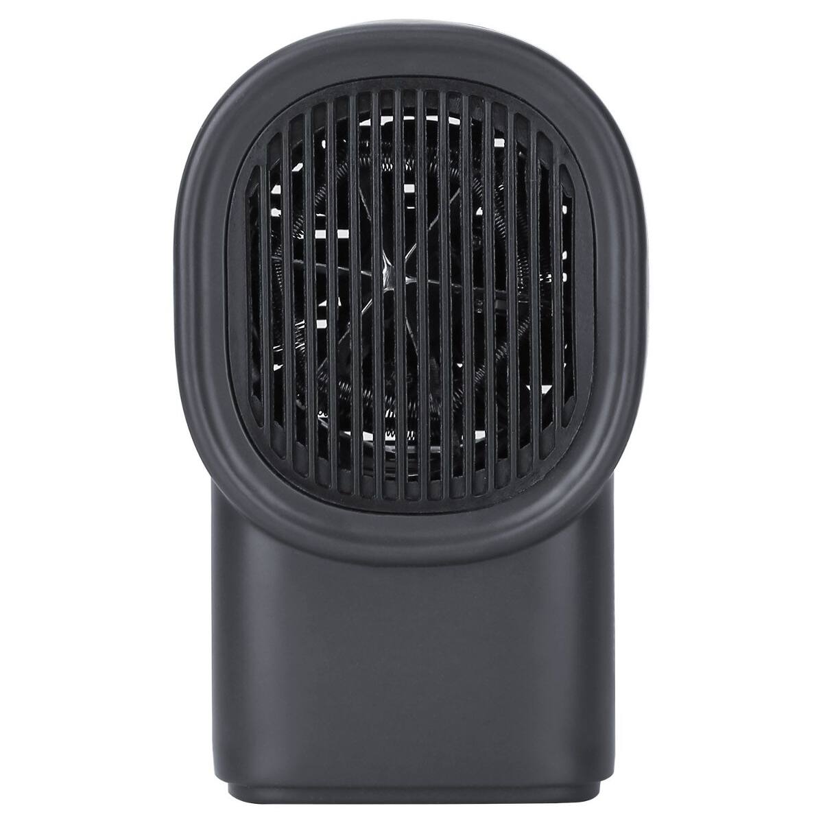 Alt View 6. Loheer - Loheer 400W Portable Space Heater, Compact Fan-Forced Desktop Heating for Home Office, Gray.