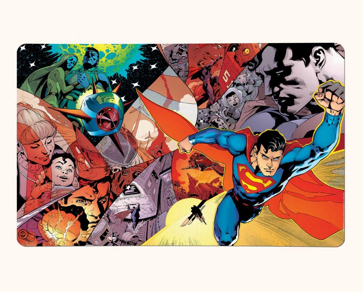Front. Trend Setters - Superman (Rebirth) 18" x 12" Desk Mat - Multicolor.