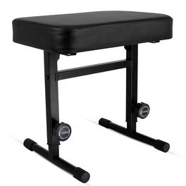 5 CORE - Keyboard Bench Piano Stool Thick Padded Seat Height Adjustable Keyboard Chair - Black