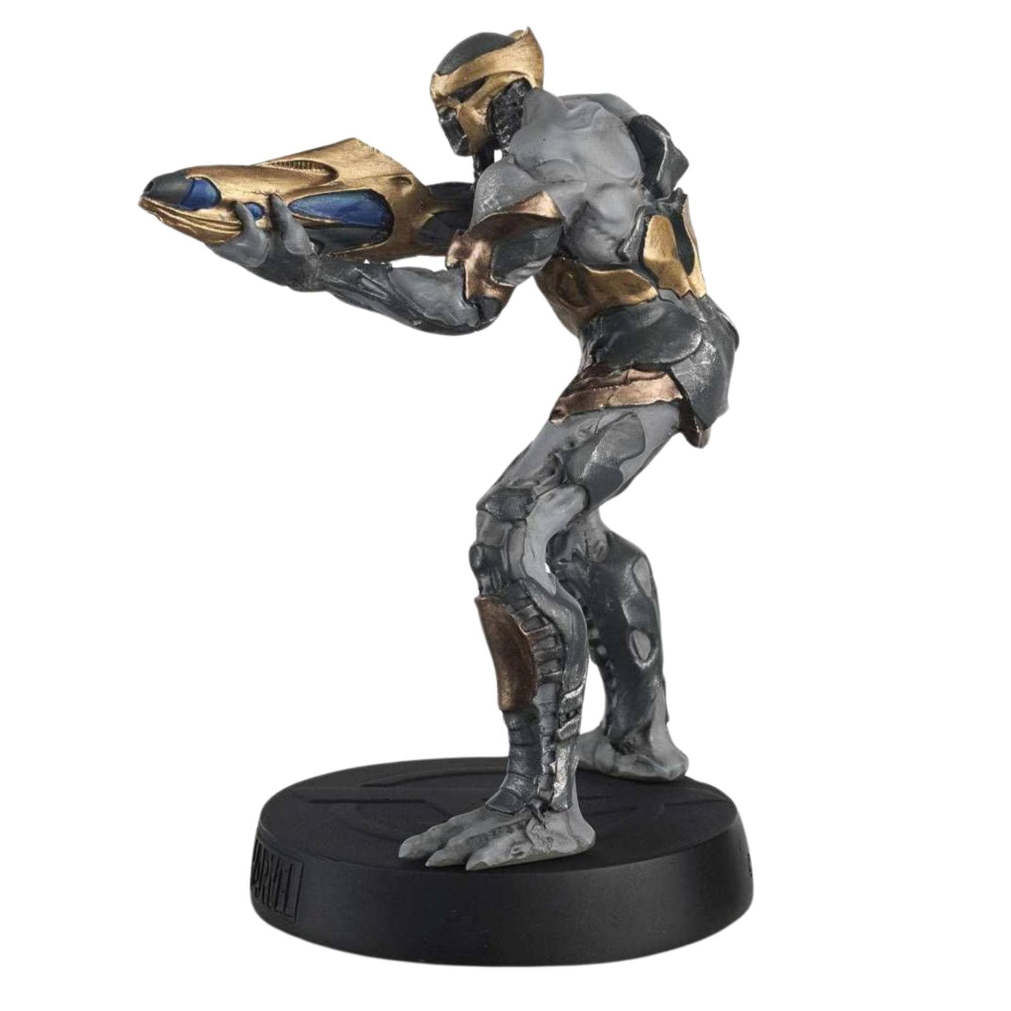 Alt View 10. Marvel - Eaglemoss Marvel Movie Collection 1:16 Figurine | Chitauri Warrior - Grey.