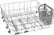 Alt View 21. Bosch - 300 Series 24" Front Control Smart Built-In Stainless Steel Tub Dishwasher with 3rd Rack, 46 dBA - White.