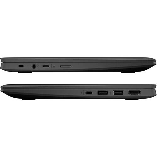 Alt View 5. HP - Fortis G10 11.6" Touch Intel Processor N100 0.7 GHz up to 3.4 GHz 4GB RAM 32GB eMMC ChromeOS - Black.