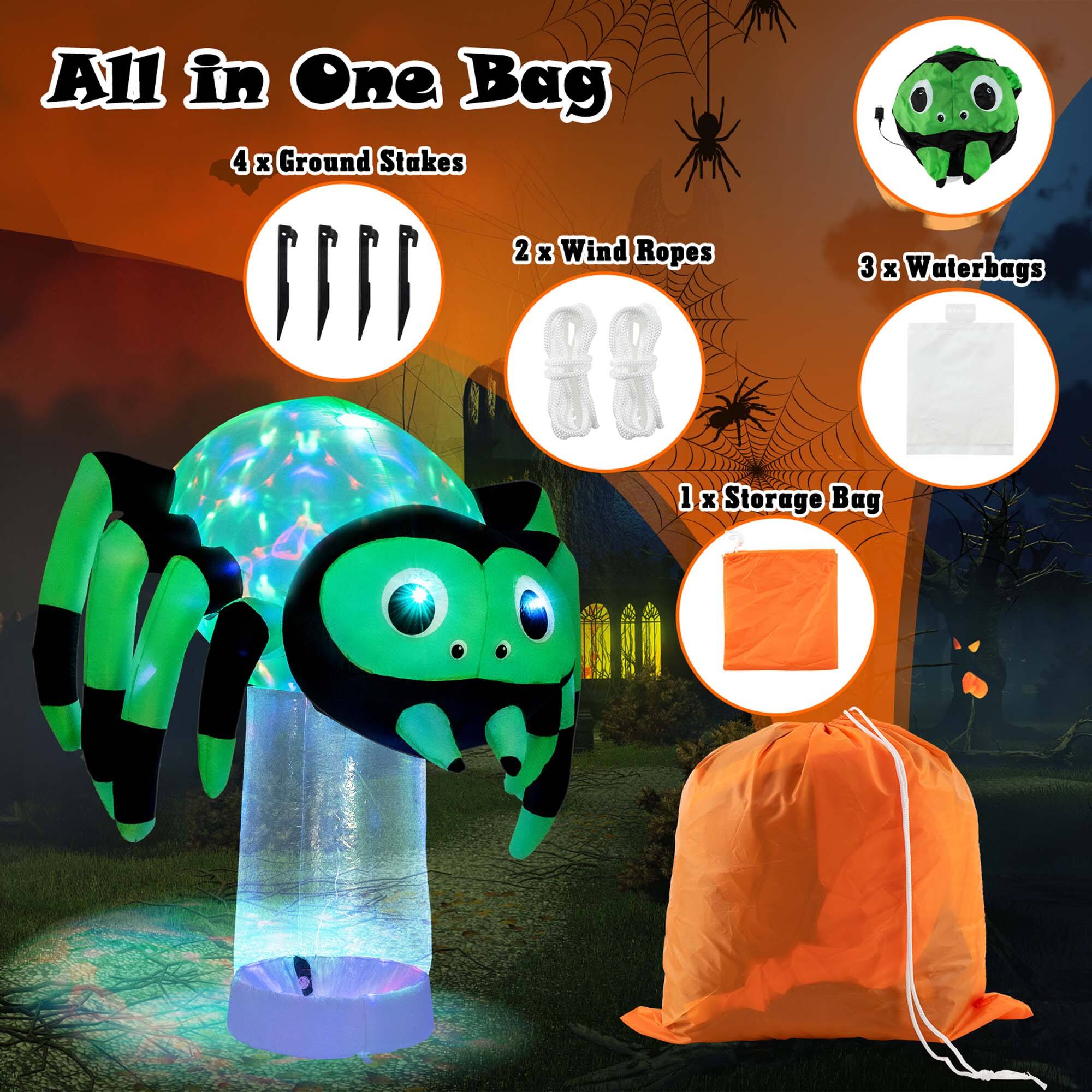 All in One Bag

- 4 x Ground Stakes
- 2 x Wind Ropes
- 3 x Waterbags
- 1 x Storage Bag