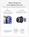 More Power to Your Apple Devices
Fast charging for your iPhone, Apple Watch and AirPods.
**iPhone**
Series 12 and Later
25W fast charging for Qi2-enabled iPhones (Series 16 and later).
15W charging for MagSafe iPhones (Series 12-15).
**Apple Watch**
Fast charging supported for Apple Watch Series 7 and later, including all Ultra models.
Standard charging for earlier models.
**AirPods with Wireless Charging Case**