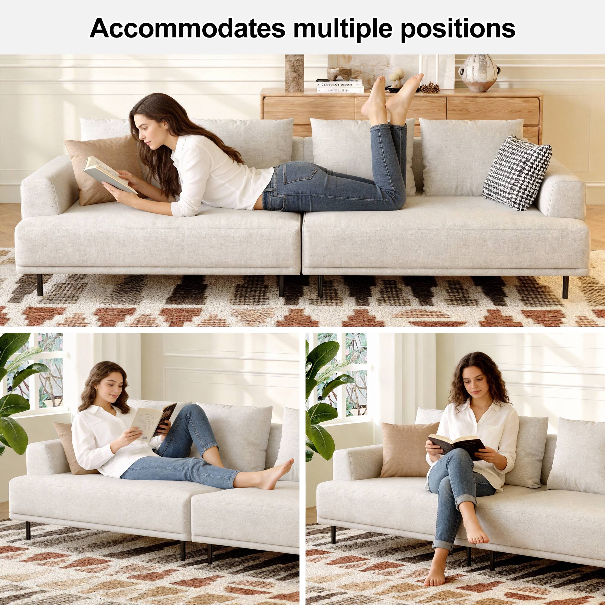 Accommodates multiple positions