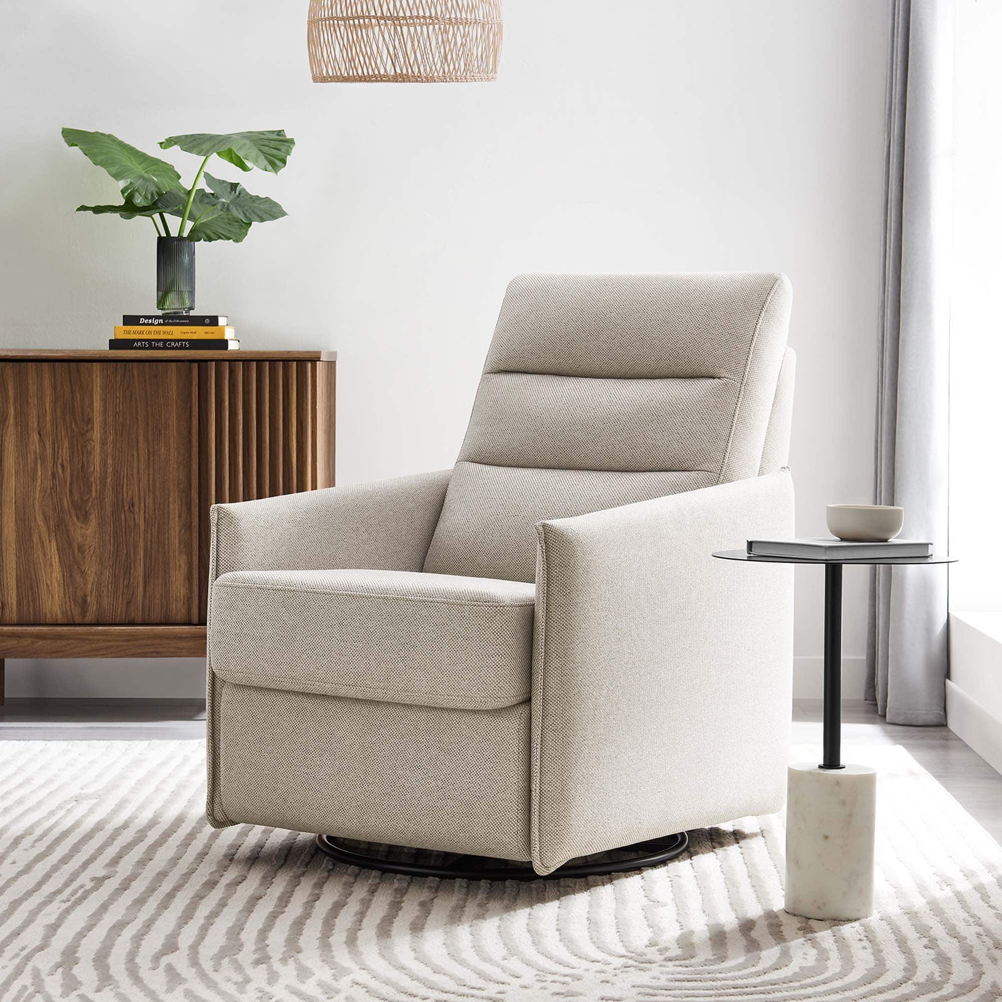 Etta Upholstered Fabric Lounge Chair by Modway - Oatmeal