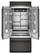 Alt View 2. KitchenAid - 20.8 Cu. Ft. Built-In French Door Bottom Mount Refrigerator - Black Ore.