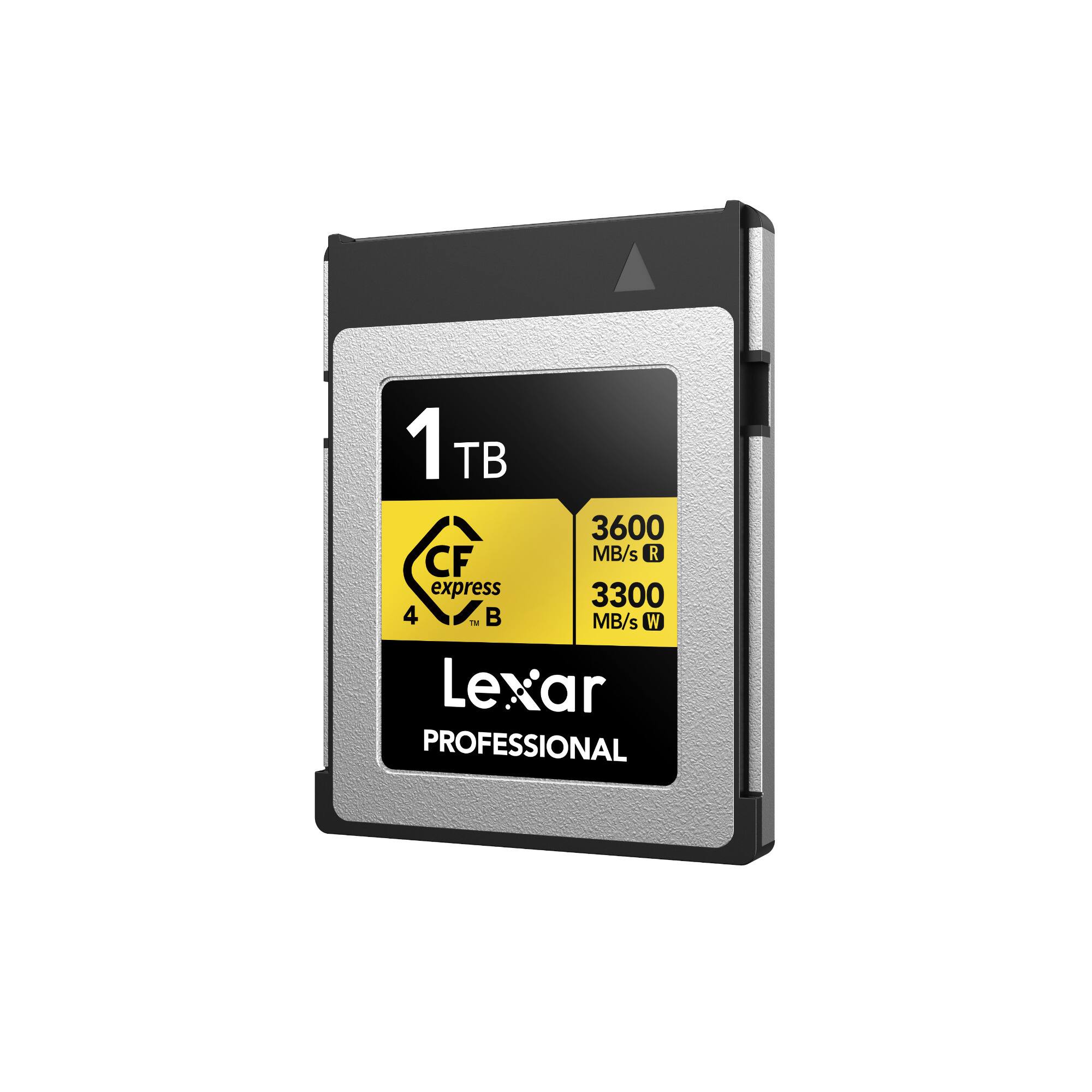 1 TB 3600 MB/s R 3300 MB/s W Lexar PROFESSIONAL
