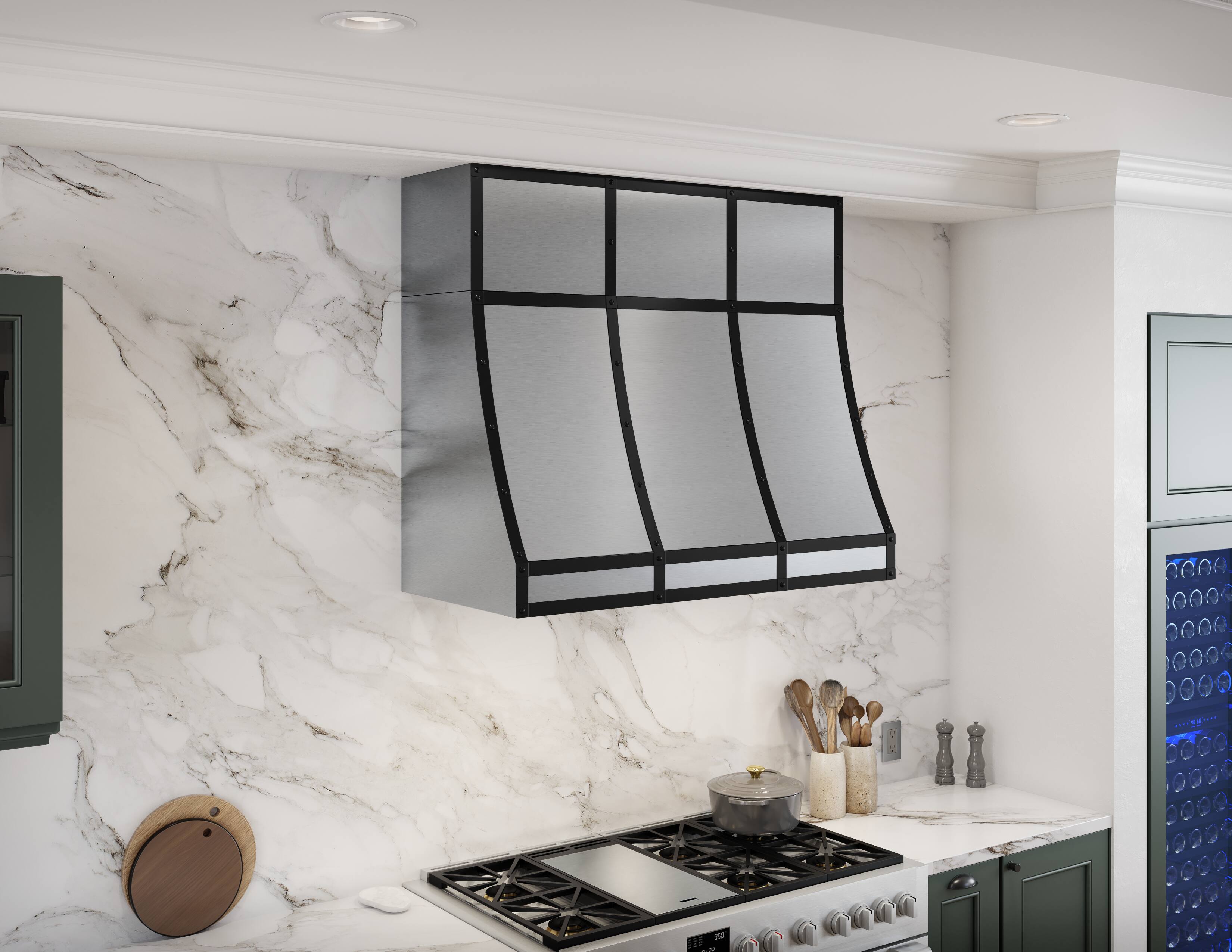 Alt View 1. Zephyr - Banding Kit for DC14812AS - Matte Black.