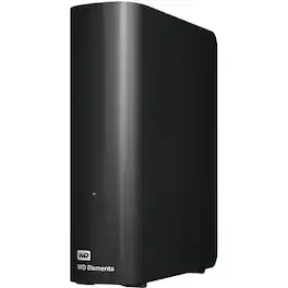 Western Digital - WD Elements WDBWLG0180HBK-NESN 18 TB Desktop Hard Drive - External - USB 3.0 - Unknown