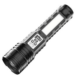 Cluzine - Rechargeable LED Flashlight, Dual Light Source,Type-C Power Bank,3000mAh for Camping