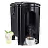 Front. Costway - Costway 4.4 Gal Insulated Beverage Dispenser with Ergonomic Handles & Drip-Proof Faucet - Black.