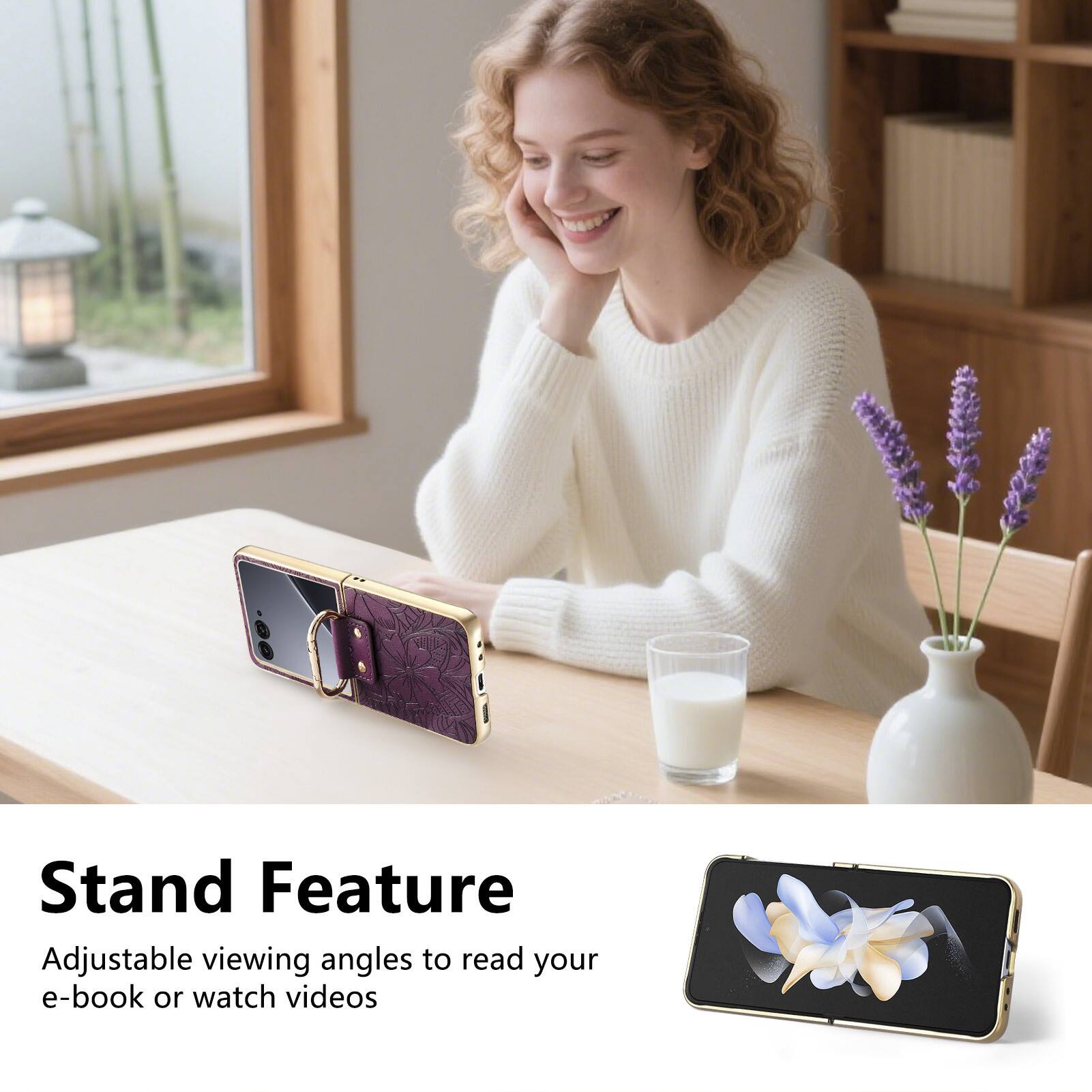 Stand Feature

Adjustable viewing angles to read your e-book or watch videos