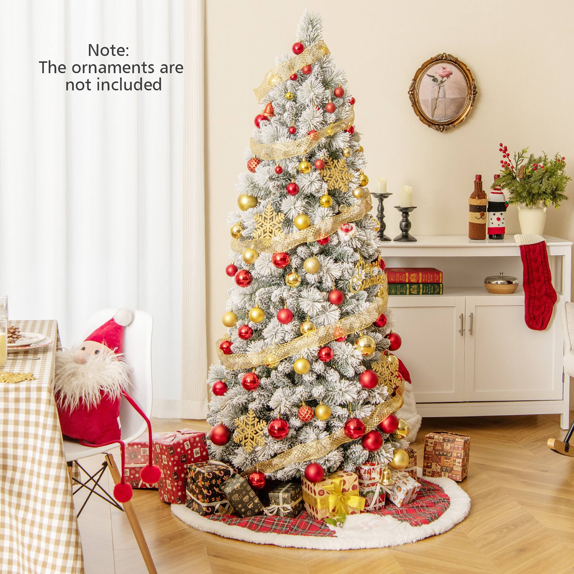 Note:  
The ornaments are not included