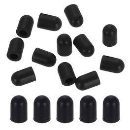 Unique Bargains - 4.5mm (0.18") 100Pcs Conductive Rubber Tips for Capacitive Stylus Pen for Tablets Phones E-readers - Black
