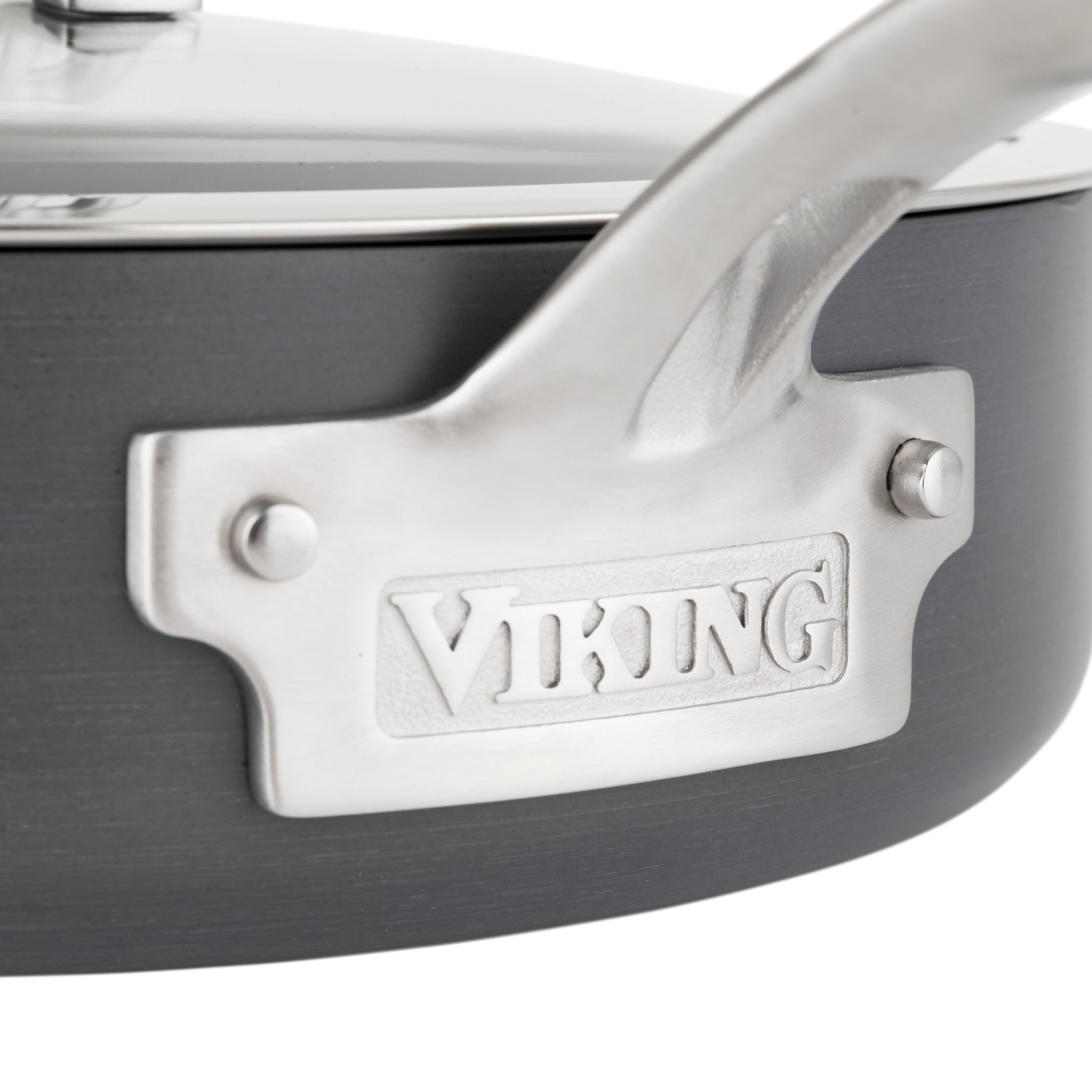 Alt View 17. Viking - Hard Anodized Nonstick, 10 Piece Cookware Set - Black.