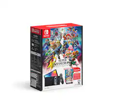 Front. Nintendo - Super Smash Bros. Ultimate Bundle (Full Game Download + 3 Mo. Nintendo Switch Online Membership Included) - $67.98 Value - Multi.