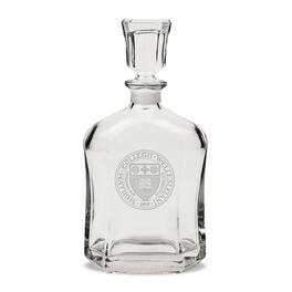 Jardine - Wellesley Blue 23.75oz. Logo Crystal Whisky Decanter - Multicolor