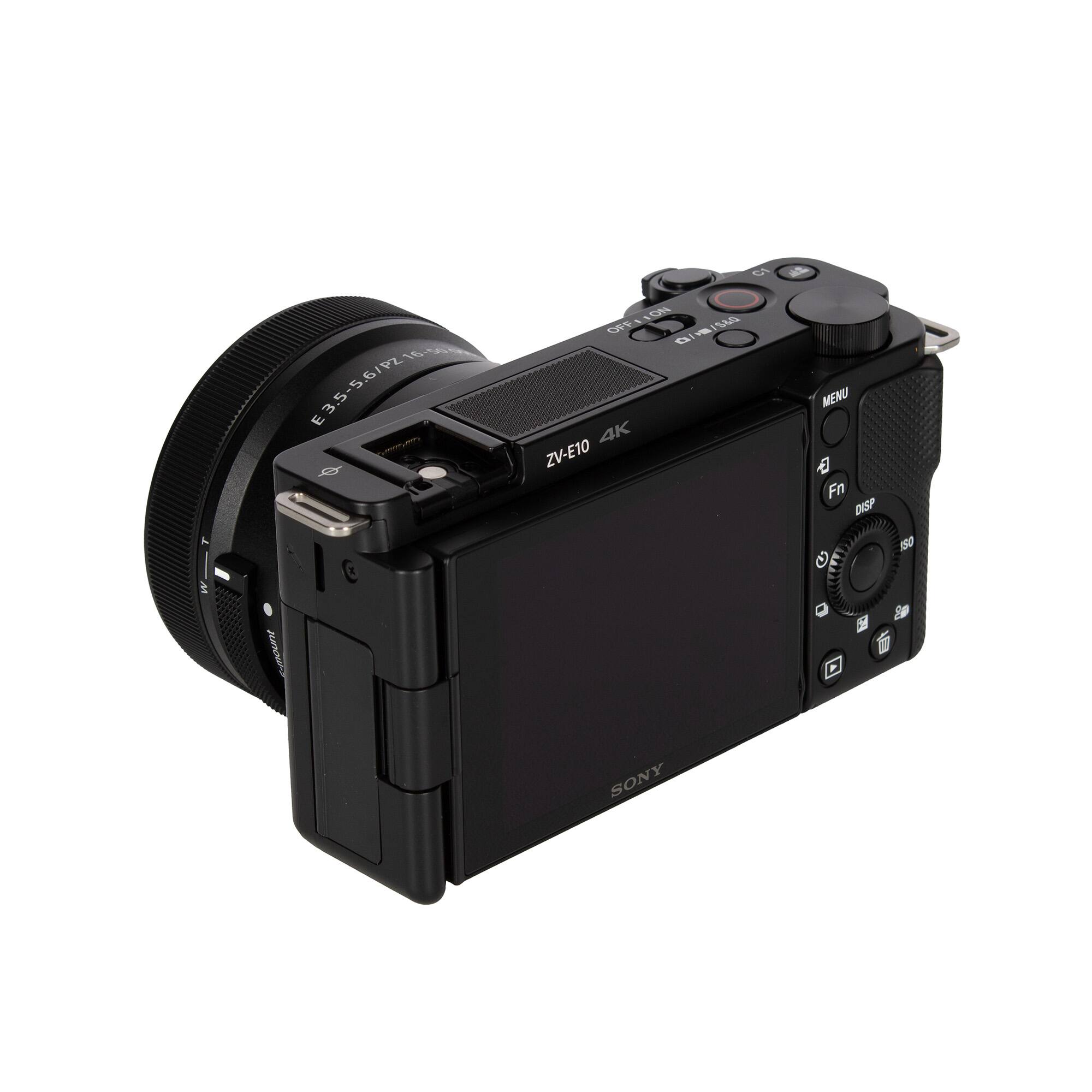 E 3.5-5.6/PZ16-50 OSS  
ZV-E10 4K  
MENU  
Fn DISP  
SONY