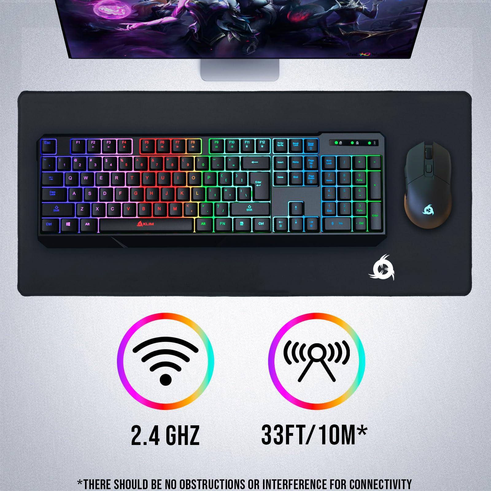 2.4 GHz  
33FT/10M*  
*THERE SHOULD BE NO OBSTRUCTIONS OR INTERFERENCE FOR CONNECTIVITY