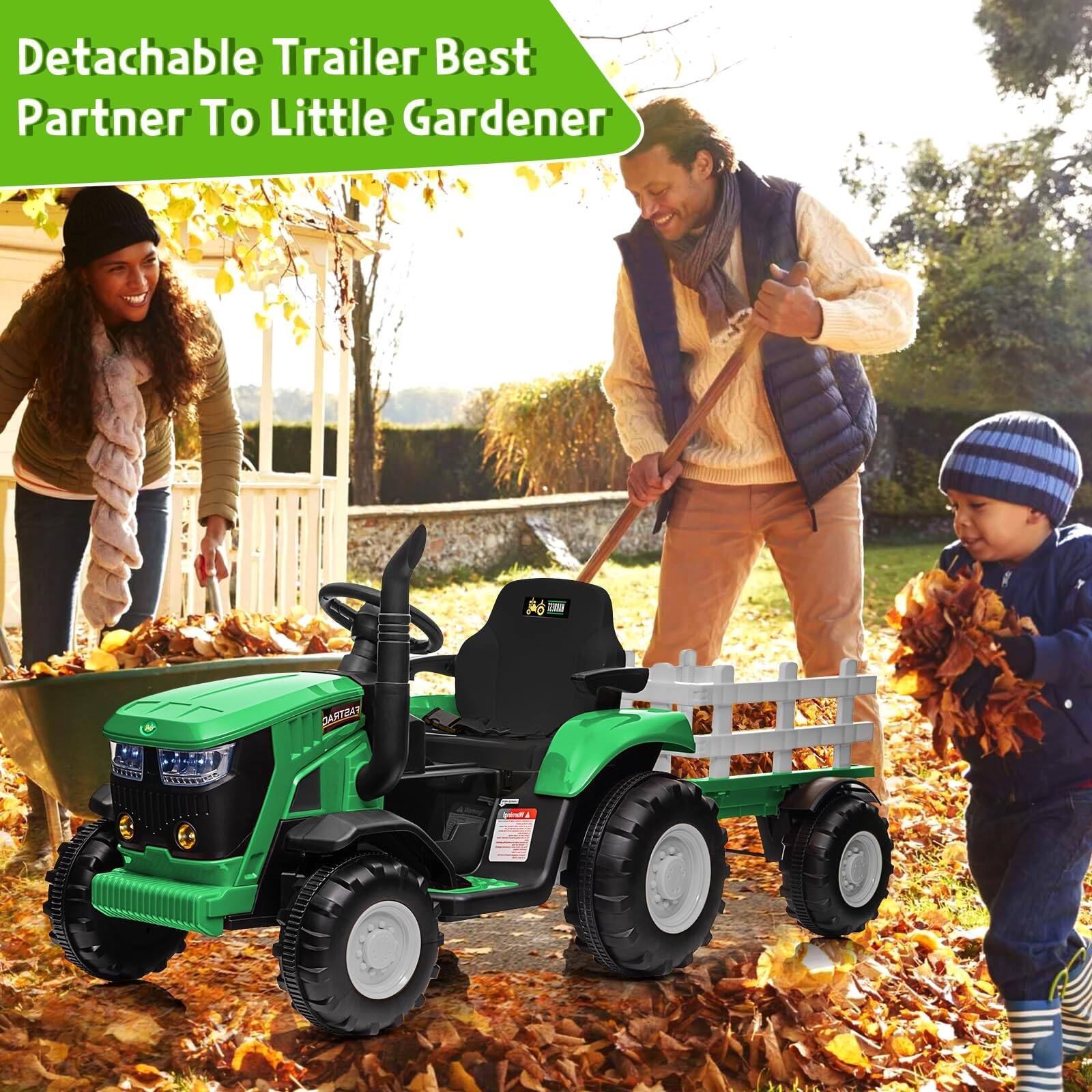 Detachable Trailer Best Partner To Little Gardener
