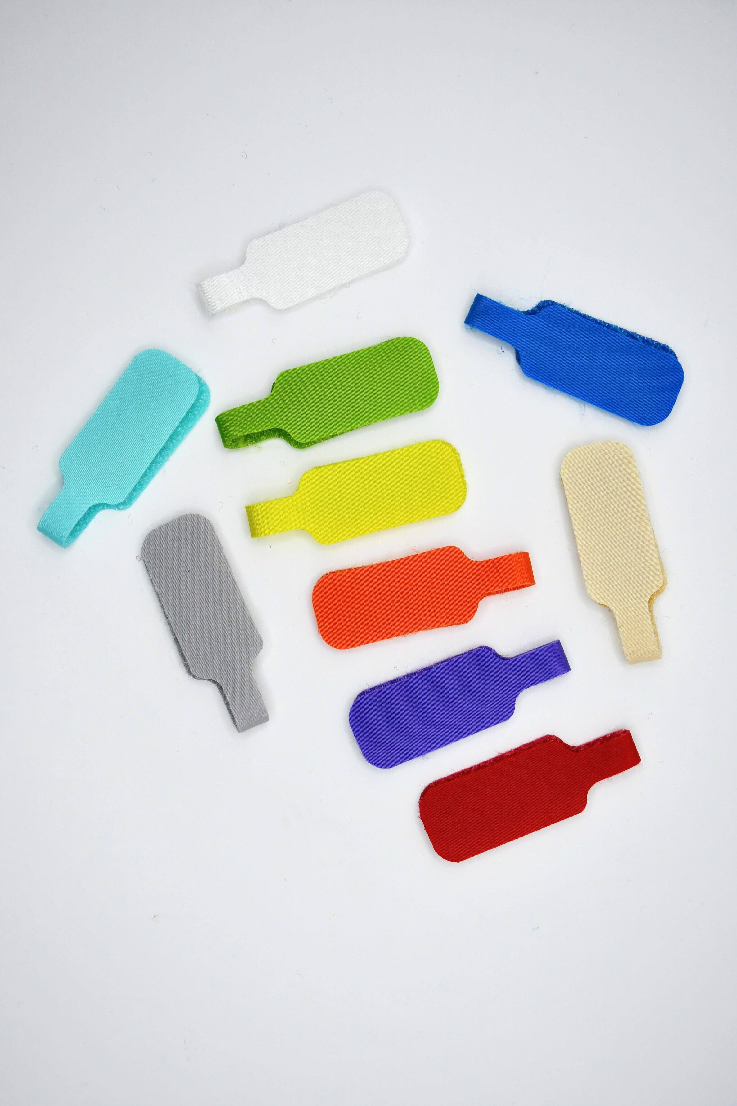 Alt View 2. Grizzly Supply - Medium Cable Label 10/pk - Assorted Colors.