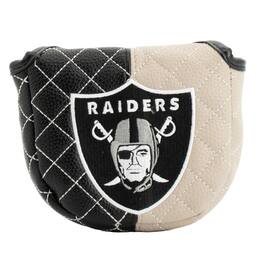 Team Golf - Las Vegas Raiders Quilted Mallet Putter Cover - Multicolor