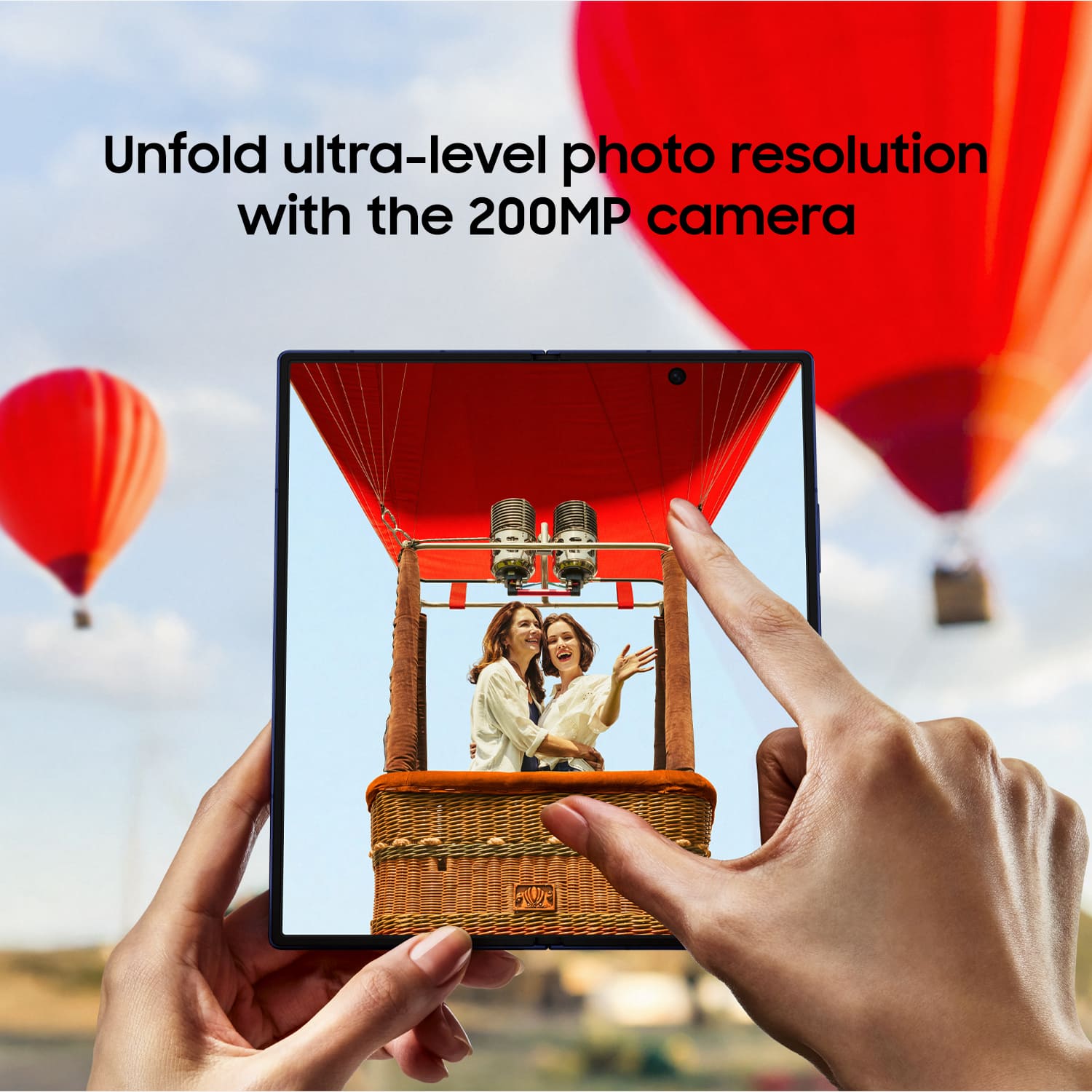 Unfold ultra-level photo resolution with the 200MP camera.