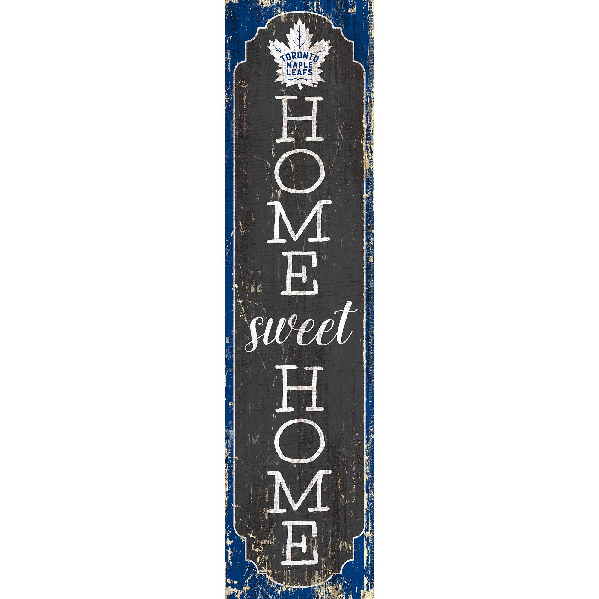 Toronto Maple Leafs 24" Home Sweet Home Leaner Sign