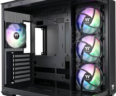 Thermaltake View 380 TG ARGB Mid Tower ATX PC Case Black CA
