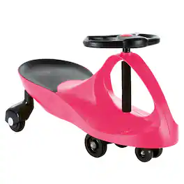Lil Rider - Wiggle Car for Ages 3 and Up - Twist, Wiggle, and Go (Pink)
