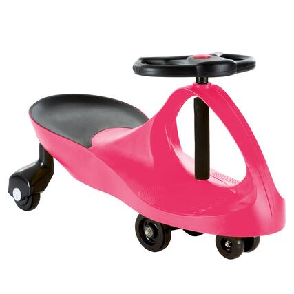 Front. Lil Rider - Wiggle Car for Ages 3 and Up - Twist, Wiggle, and Go (Pink).