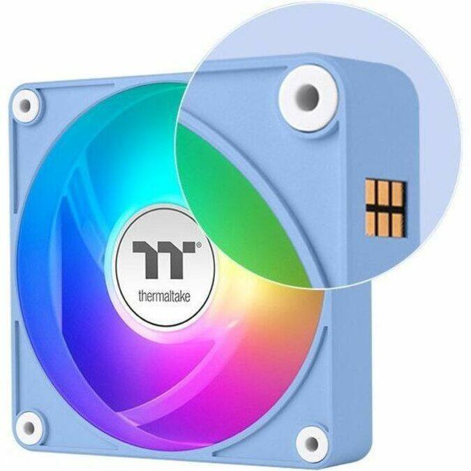 Alt View 3. Thermaltake - CT120 EX Reverse Blue 3pk - ARGB.