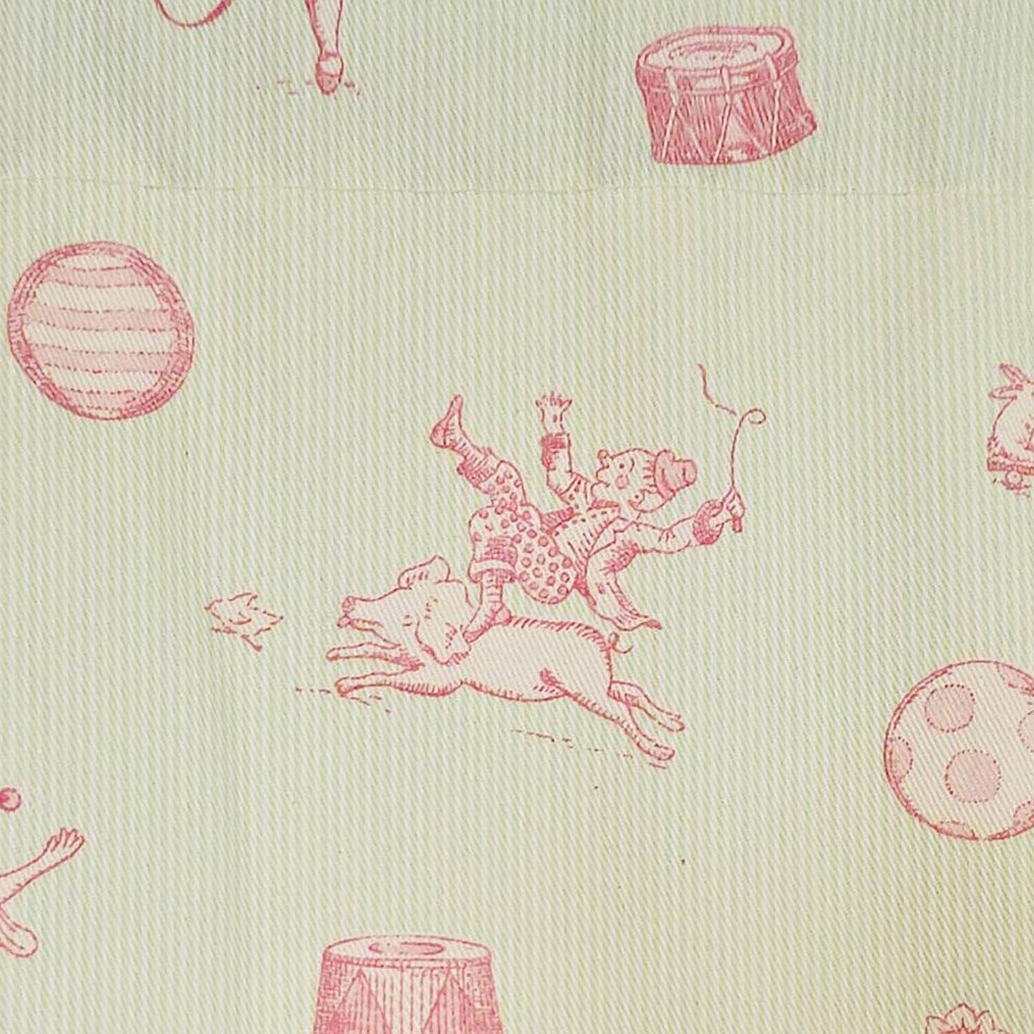 Alt View 1. RLF Home - RLF Home Circus Provance Window Valance 100% Cotton Lined Rod Pocket 50" x 17" Green - Green.