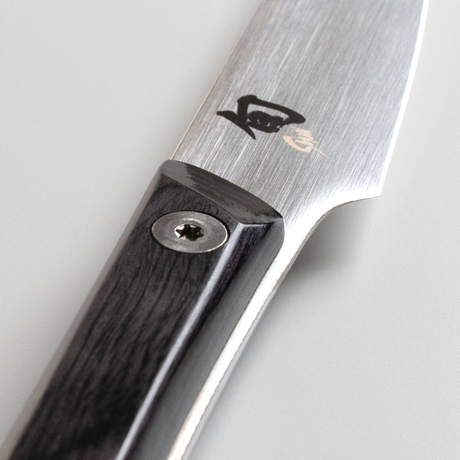 Alt View 1. Shun - Kazahana Paring Knife, 3.5 Inch - Silver.