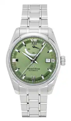 Orient - Star Contemporary Stainless Steel Dial Automatic RE-AU0107E 100M Men's Watch - Green