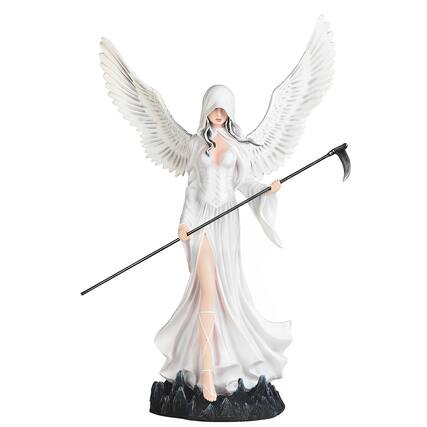 Front. FC Design - FC Design 24"H Angel of Death in Walking with Scythe Figurine Large Sculpture Computer Desk Tabletop Home Decor Gift - Multi-Color.