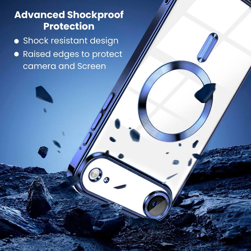 Advanced Shockproof Protection

- Shock resistant design
- Raised edges to protect camera and Screen