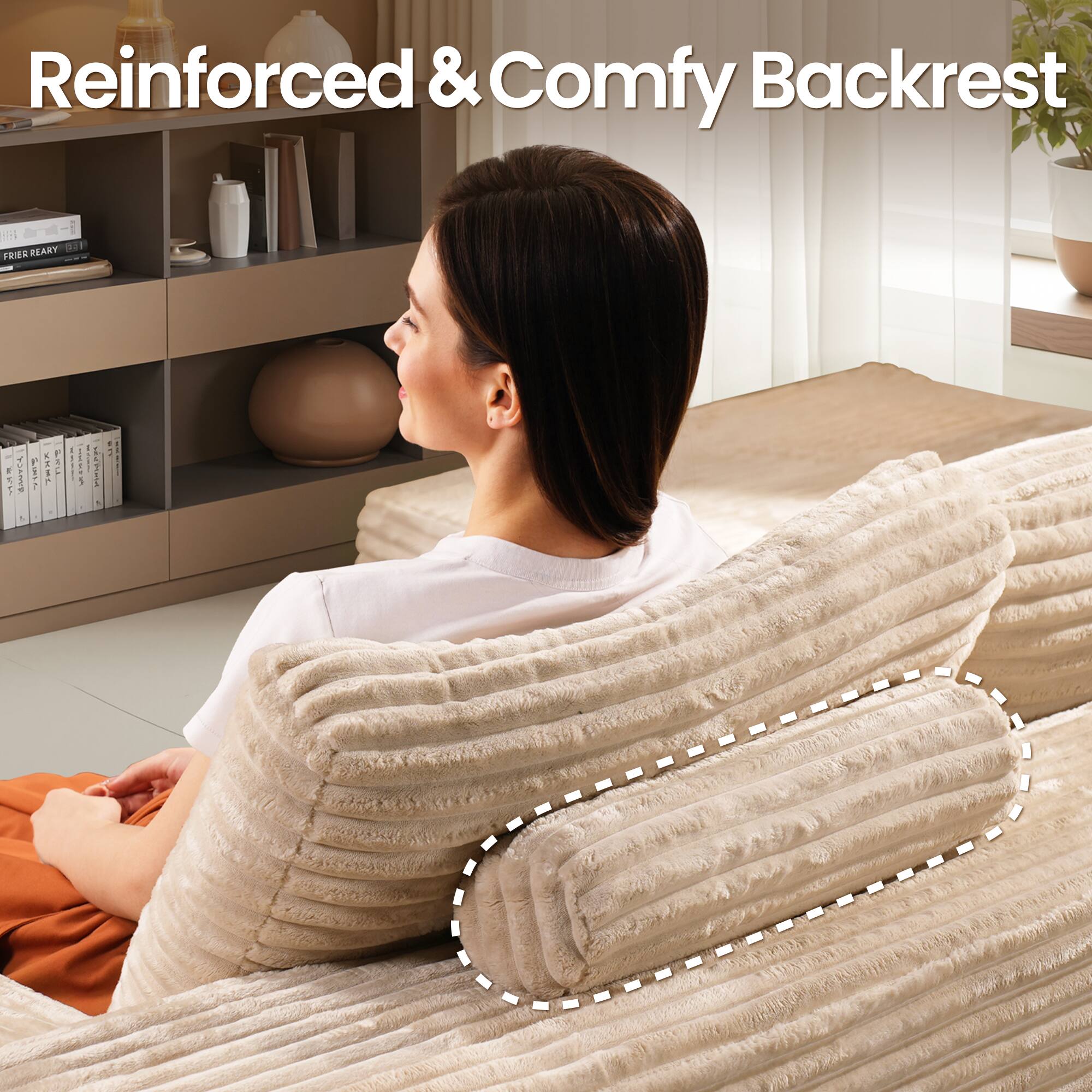Reinforced & Comfy Backrest